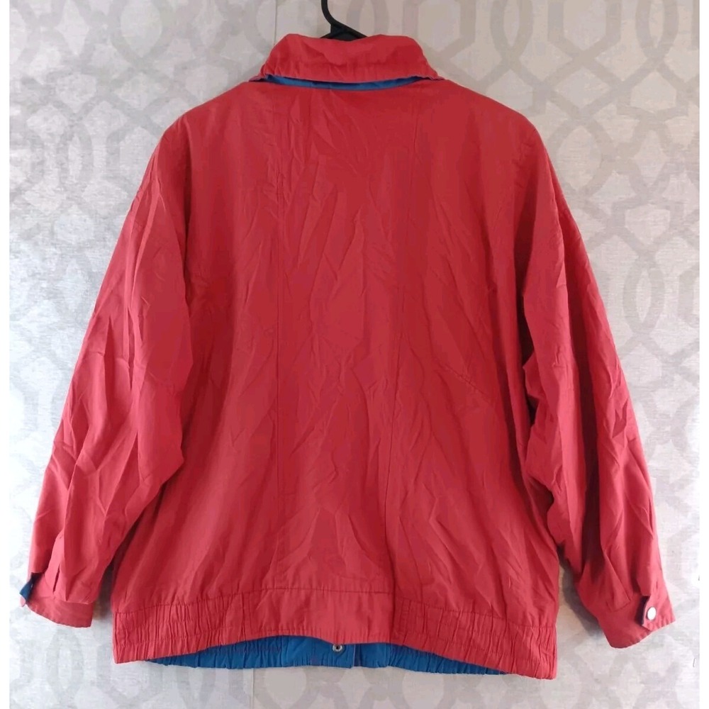 Vintage Be in the Current Seen Jacket Womens Large Red Long Sleeve - Picture 2 of 8